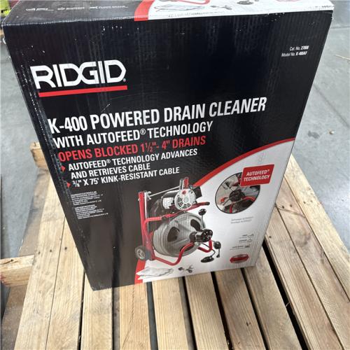 California NEW Ridgid K-400 Powered Drain Cleaner