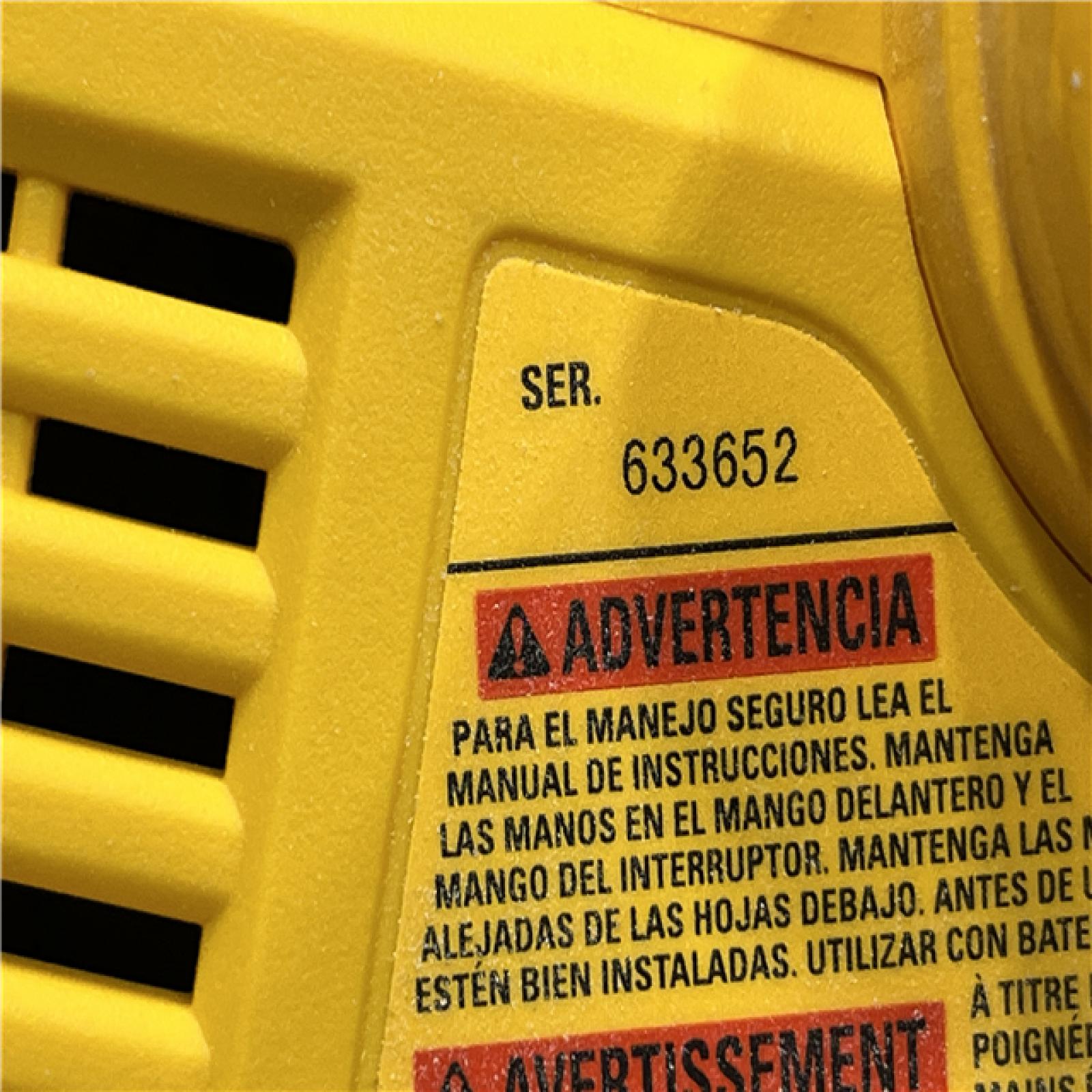 AS-IS DEWALT 20V MAX XR Cordless Brushless 3-1/4 in. Planer (Tool Only)