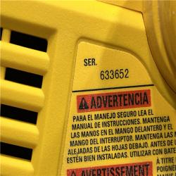 AS-IS DEWALT 20V MAX XR Cordless Brushless 3-1/4 in. Planer (Tool Only)