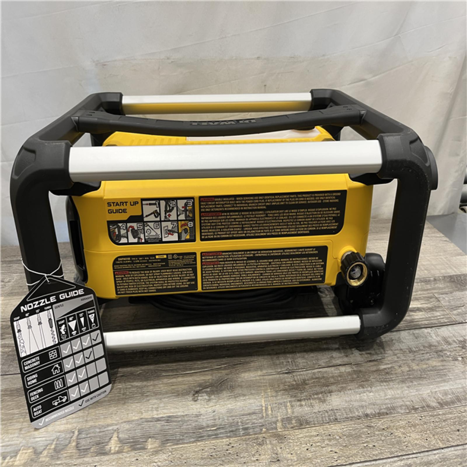 AS-IS DEWALT 2100 PSI 1.2 GPM 13 Amp Cold Water Electric Pressure Washer with Internal Equipment Storage