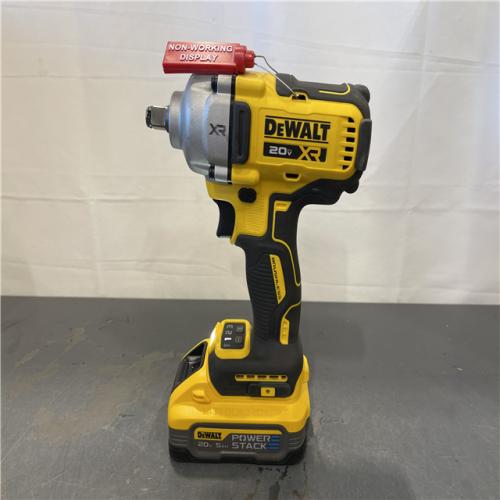 AS-IS - DeWalt 20V MAX XR Lithium-Ion Cordless 1/2 in. Impact Wrench with POWERSTACK 20V 5.0Ah Battery Pack