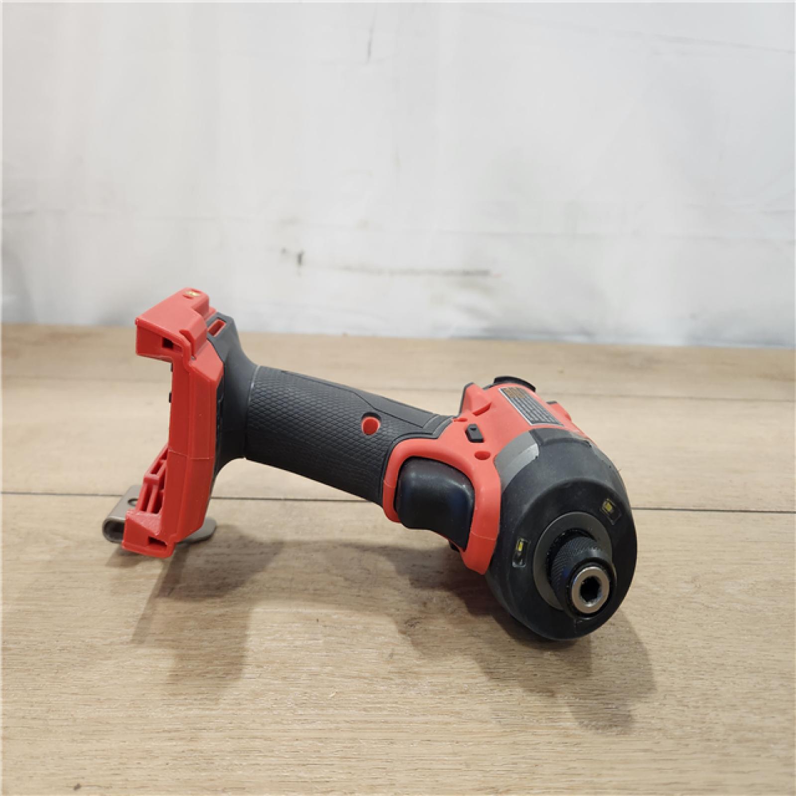 AS-IS- Milwaukee FUEL 18V Lithium-Ion Brushless Cordless 1/4 in. Hex Impact Driver (Tool-Only)