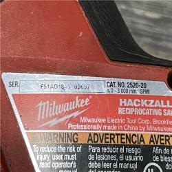 AS-IS Milwaukee FUEL 12V Lithium-Ion Brushless Cordless HACKZALL Reciprocating Saw Kit