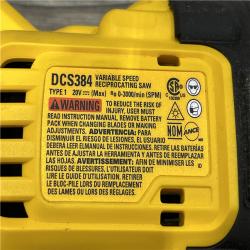AS-IS DEWALT 20-Volt XR Cordless Reciprocating Saw (Tool Only)