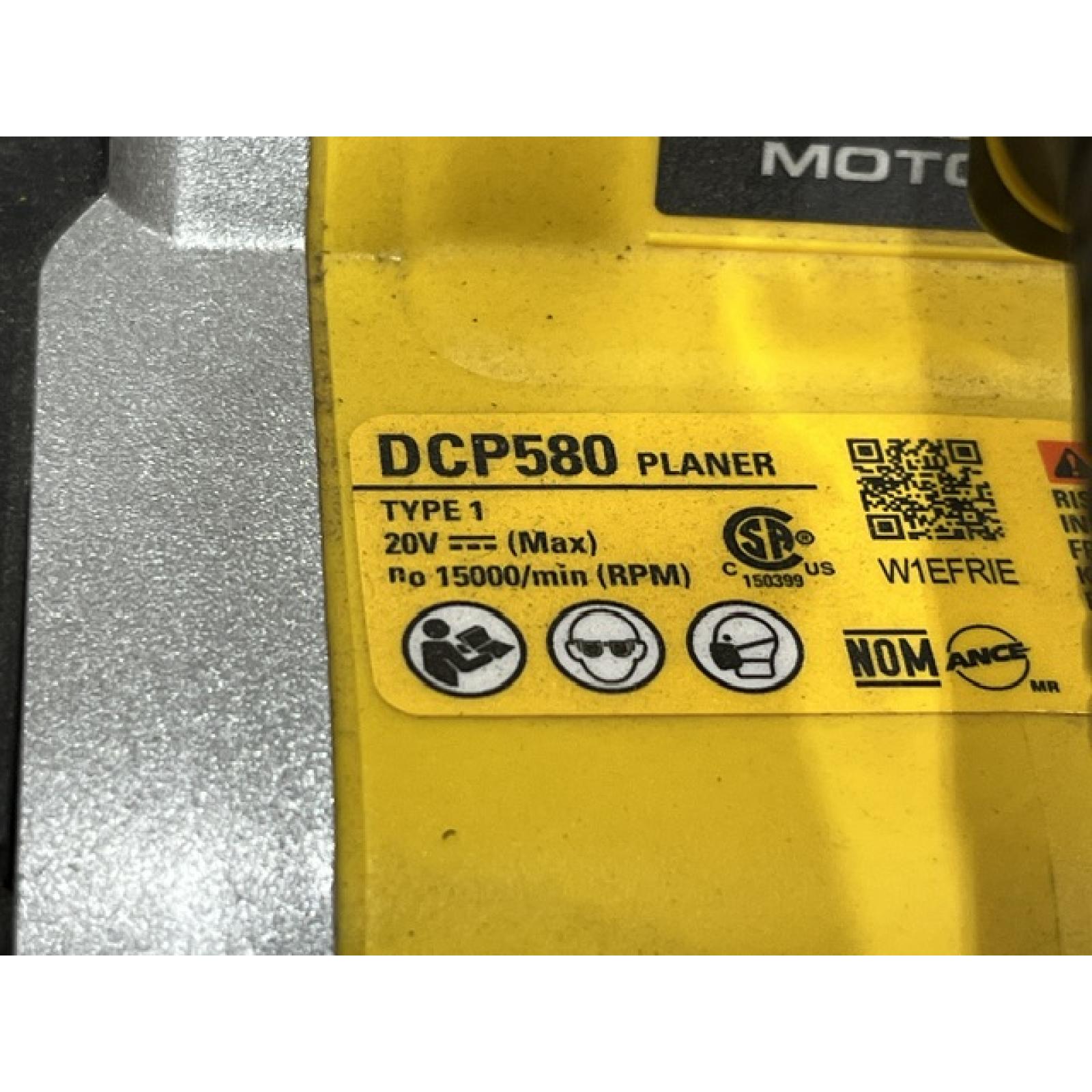 AS-IS DEWALT 20V MAX XR Cordless Brushless 3-1/4 in. Planer (Tool Only)