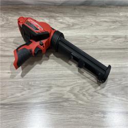 AS-IS Milwaukee 12V Lithium-Ion Cordless 10 oz. Adhesive and Caulk Gun (Tool-Only)