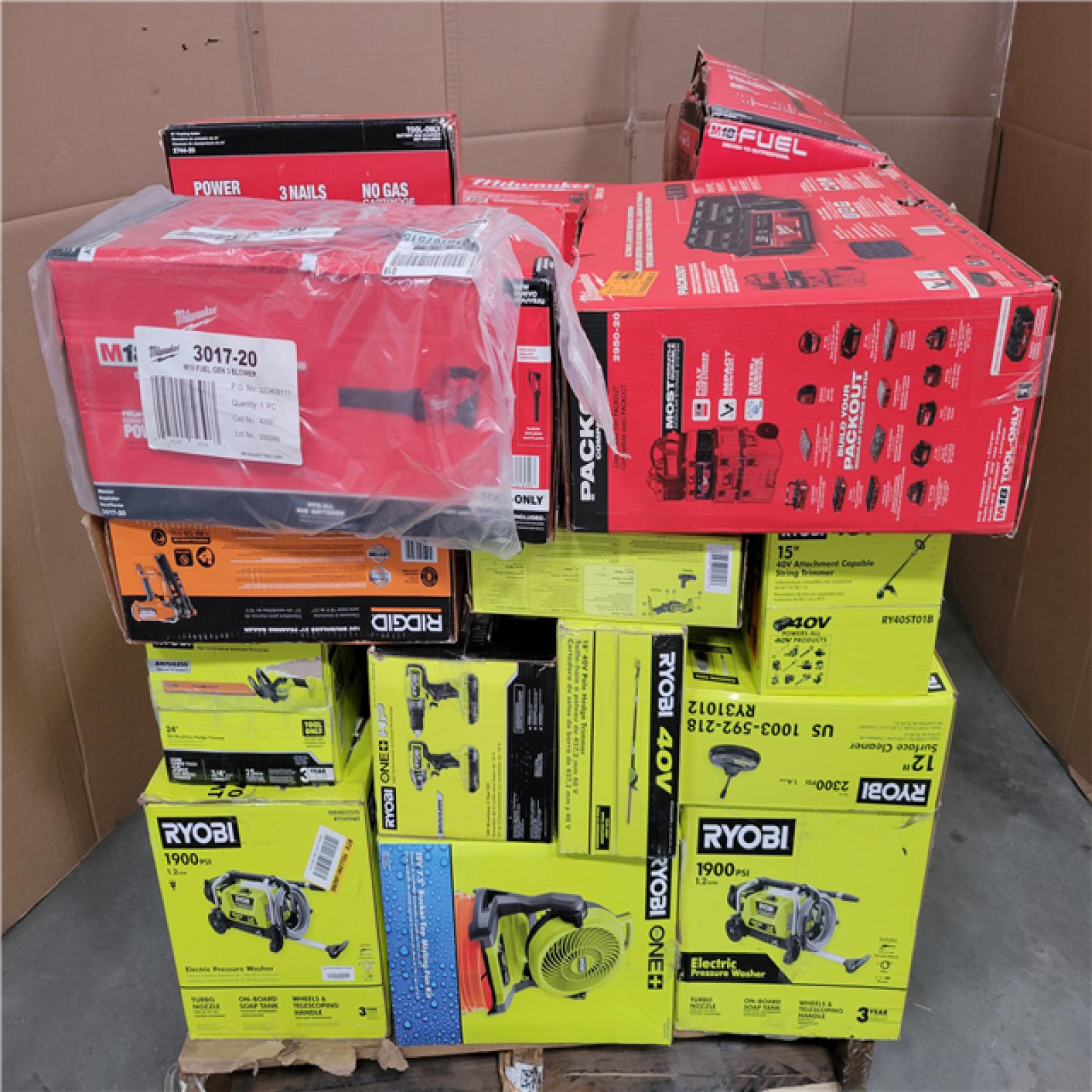 CALIFORNIA AS-IS TOOL PALLET