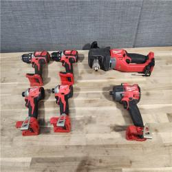 HOUSTON LOCATION - AS-IS MILWAUKEE 6 TOOL COMBO