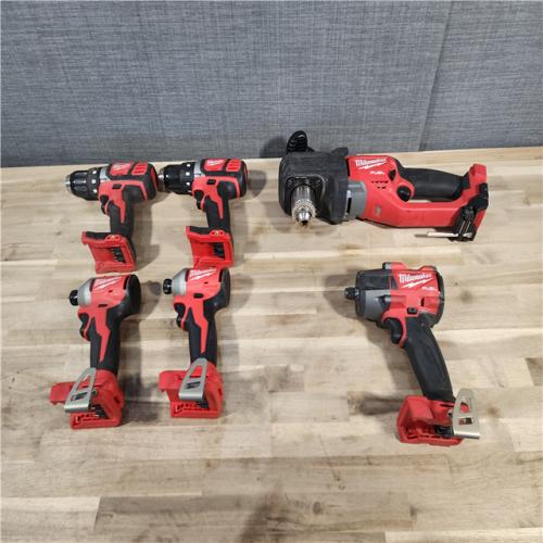 HOUSTON LOCATION - AS-IS MILWAUKEE 6 TOOL COMBO