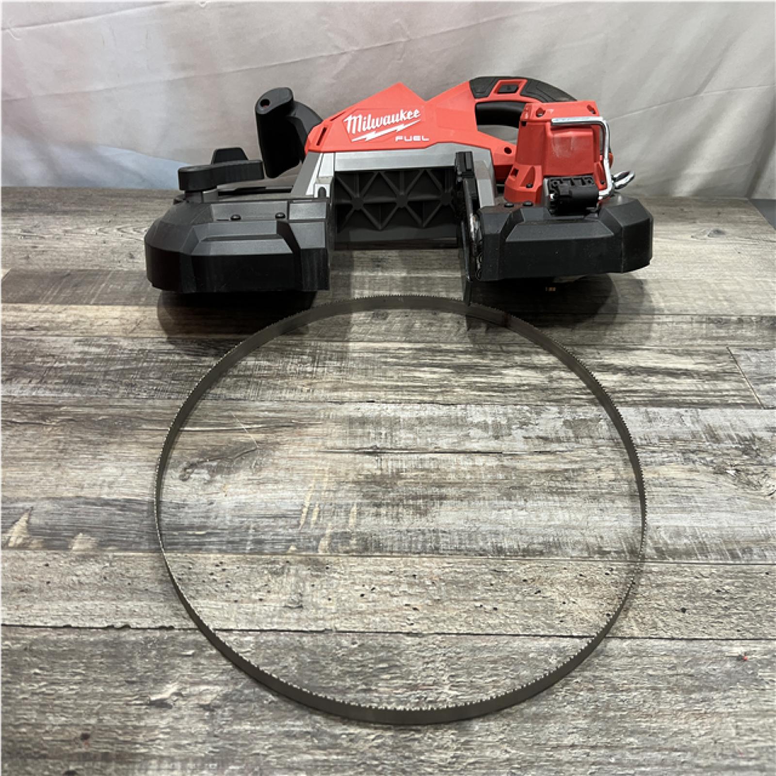 AS-IS Milwaukee FUEL 18V Lithium-Ion Brushless Cordless Deep Cut Band Saw (Tool-Only)