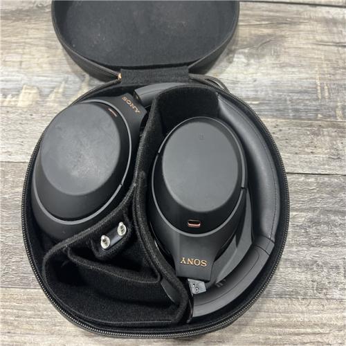 AS-IS Sony WH-1000XM4 Noise Canceling Overhead Bluetooth Wireless Headphones- BLACK