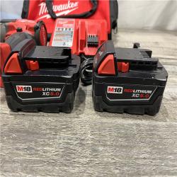 AS-IS Milwaukee FUEL 18V Lithium-Ion Brushless Cordless 1/2 in. Mid-Torque Impact Wrench with Friction Ring Kit