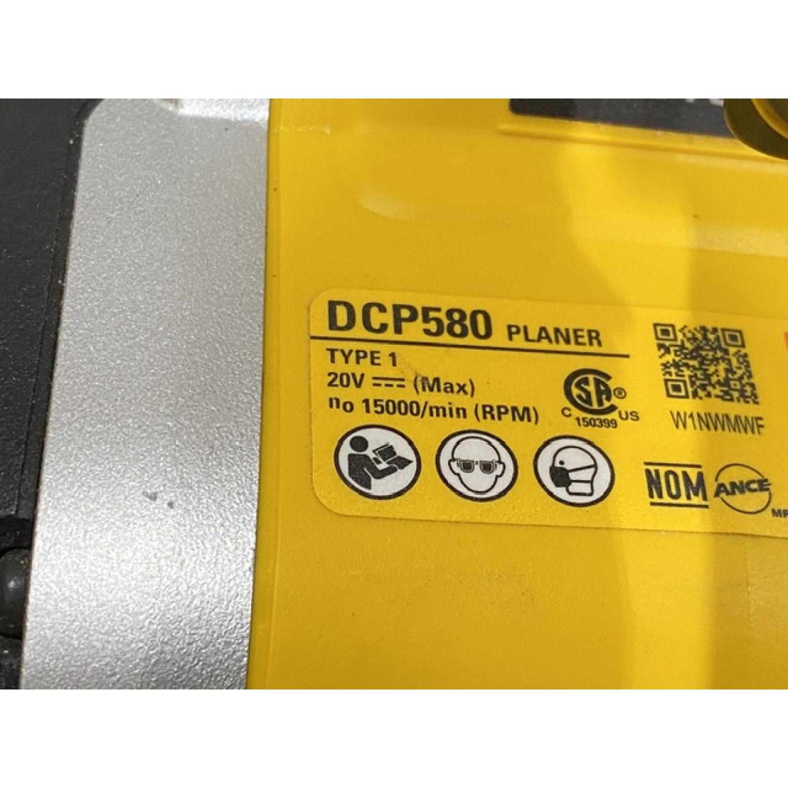 AS-IS DEWALT 20V MAX XR Cordless Brushless 3-1/4 in. Planer (Tool Only)