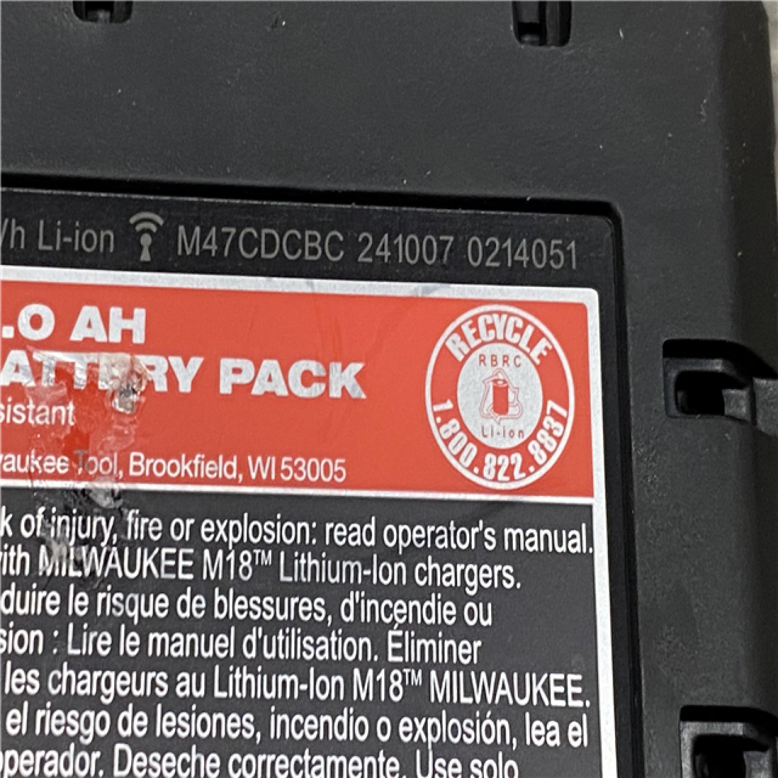 AS-IS Milwaukee FUEL 18V Lithium-Ion Brushless Cordless 1/2 in. Impact Wrench w/Friction Ring Kit