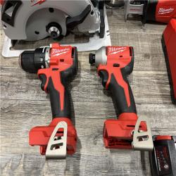 AS-IS Milwaukee 18-Volt Lithium-Ion Brushless Cordless (4-Tool) Combo Kit