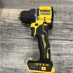 AS-IS DEWALT Atomic 20V Lithium-Ion Cordless Compact 1/2 in. Drill/Driver Kit