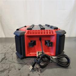 AS-IS- Milwaukee 2950-20 18V M18 PACKOUT Lithium-Ion Cordless Radio + Charger (Tool Only)