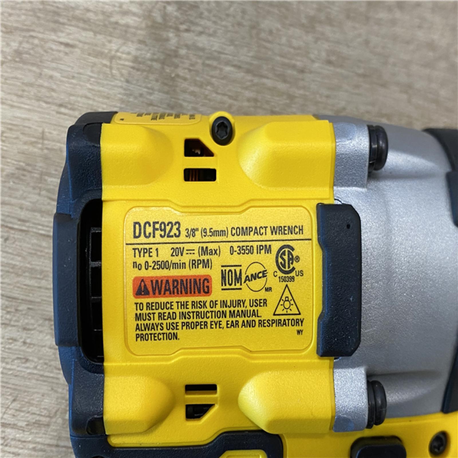 AS-IS DEWALT ATOMIC 20V MAX Cordless Brushless 3/8 in.Variable Speed Impact Wrench (Tool Only)