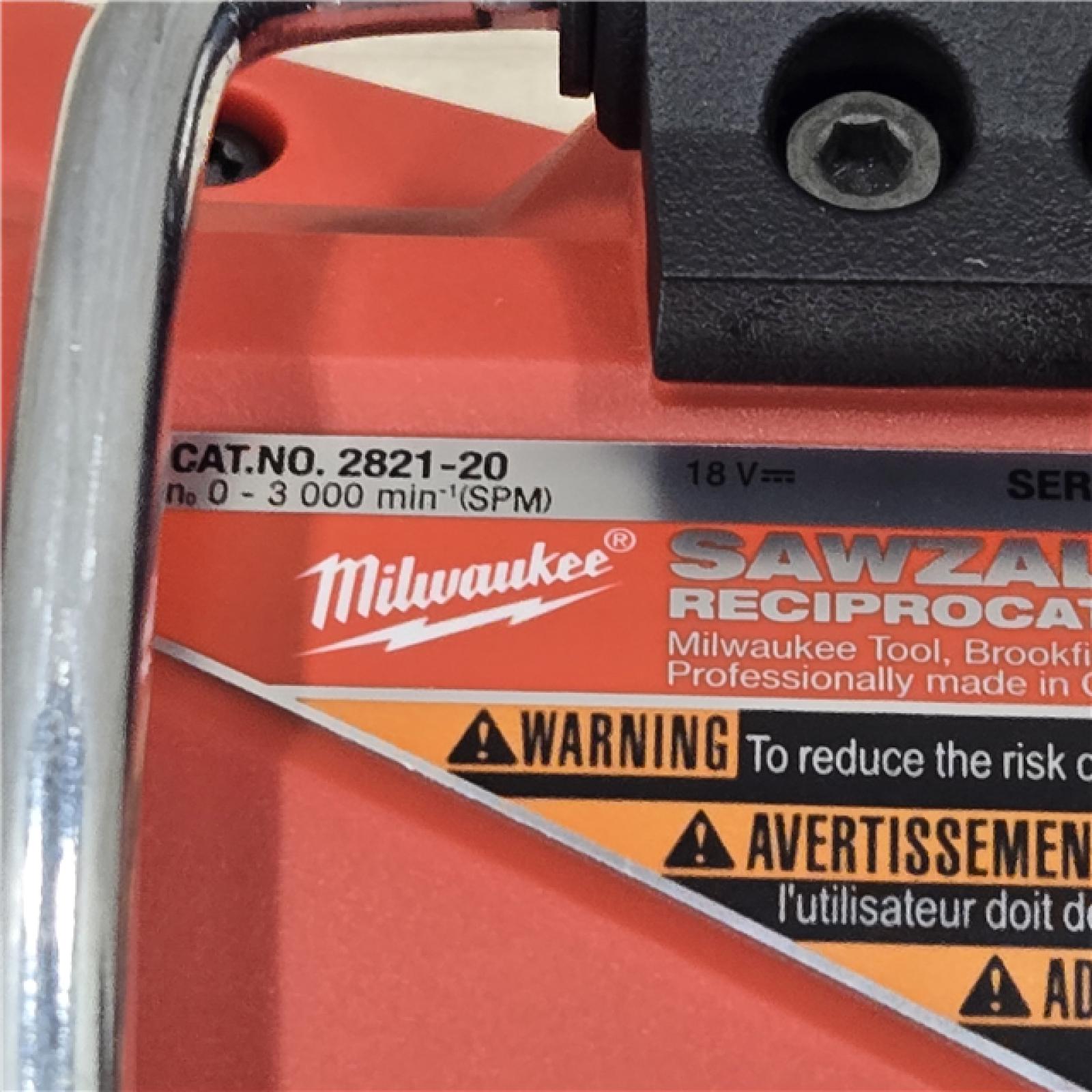 AS-IS Milwaukee M18 Fuel Sawzall Cordless Reciprocating Saw (TOOL ONLY)