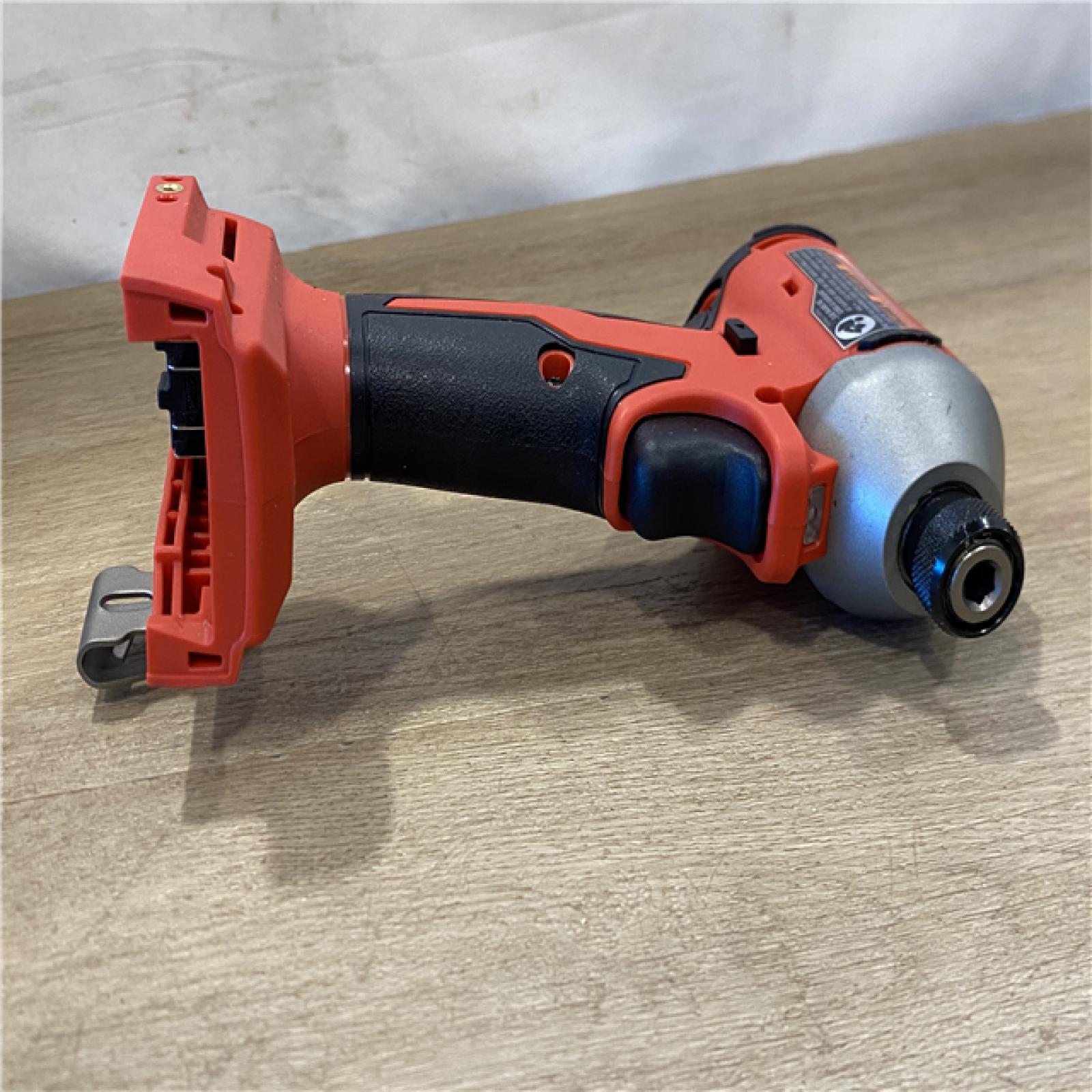 AS-IS Milwaukee  M18 18-Volt Lithium-Ion Brushless Cordless 1/4 in. Compact Impact Driver with M18 5.0Ah Battery and Charger