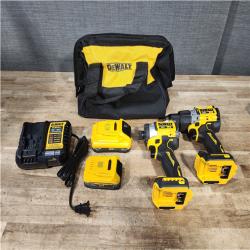 Houston Location AS-IS DEWALT 20V XR Lithium-Ion Cordless 2-Tool Combo Kit