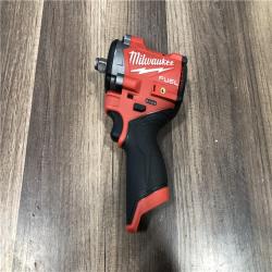 AS-IS Milwaukee FUEL 12V Lithium-Ion Brushless Cordless Stubby 1/2 in. Impact Wrench (Tool-Only)