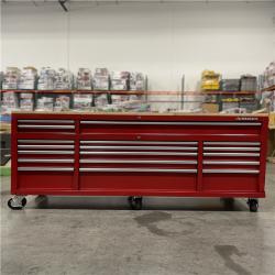 DALLAS LOCATION - Husky Tool Storage 72 in. W x 21 in. D Standard Duty Gloss Red Mobile Workbench Tool Chest