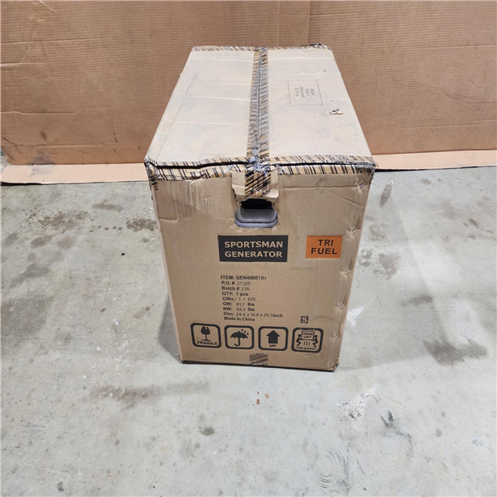 HOUSTON LOCATION - AS - IS SPORTSMAN GENERATOR (BRAND NEW)