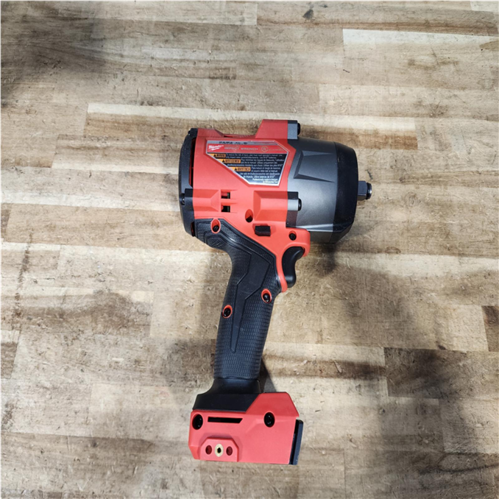 Houston Location AS-IS Milwaukee FUEL 18V Lithium-Ion Brushless Cordless 1/2 in. Impact Wrench with Friction Ring (Tool-Only)