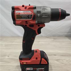 AS-IS MILWAUKEE FUEL 18V Lithium-Ion Brushless Cordless Hammer Drill and Impact Driver Combo Kit (2-Tool) with 2 Batteries