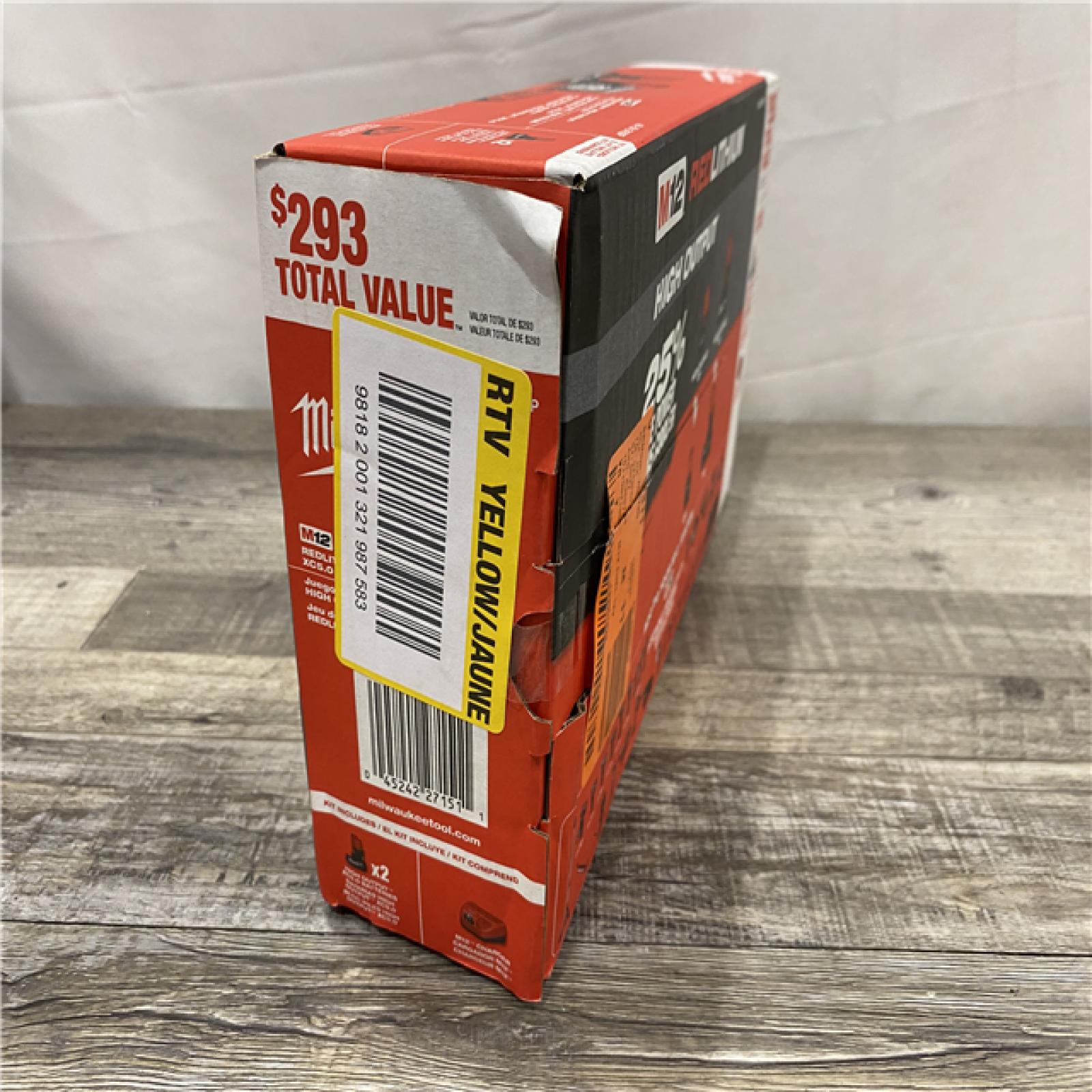 NEW - Milwaukee 12V Lithium-Ion XC High Output 5.0 Ah Battery Pack (2-Pack) Starter Kit with Charger