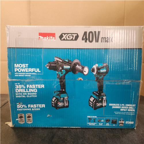 Phoenix NEW Makita 40V Max XGT Brushless Cordless 2-Pc. Combo Kit (Hammer Driver-Drill/Impact Driver) 2.5Ah