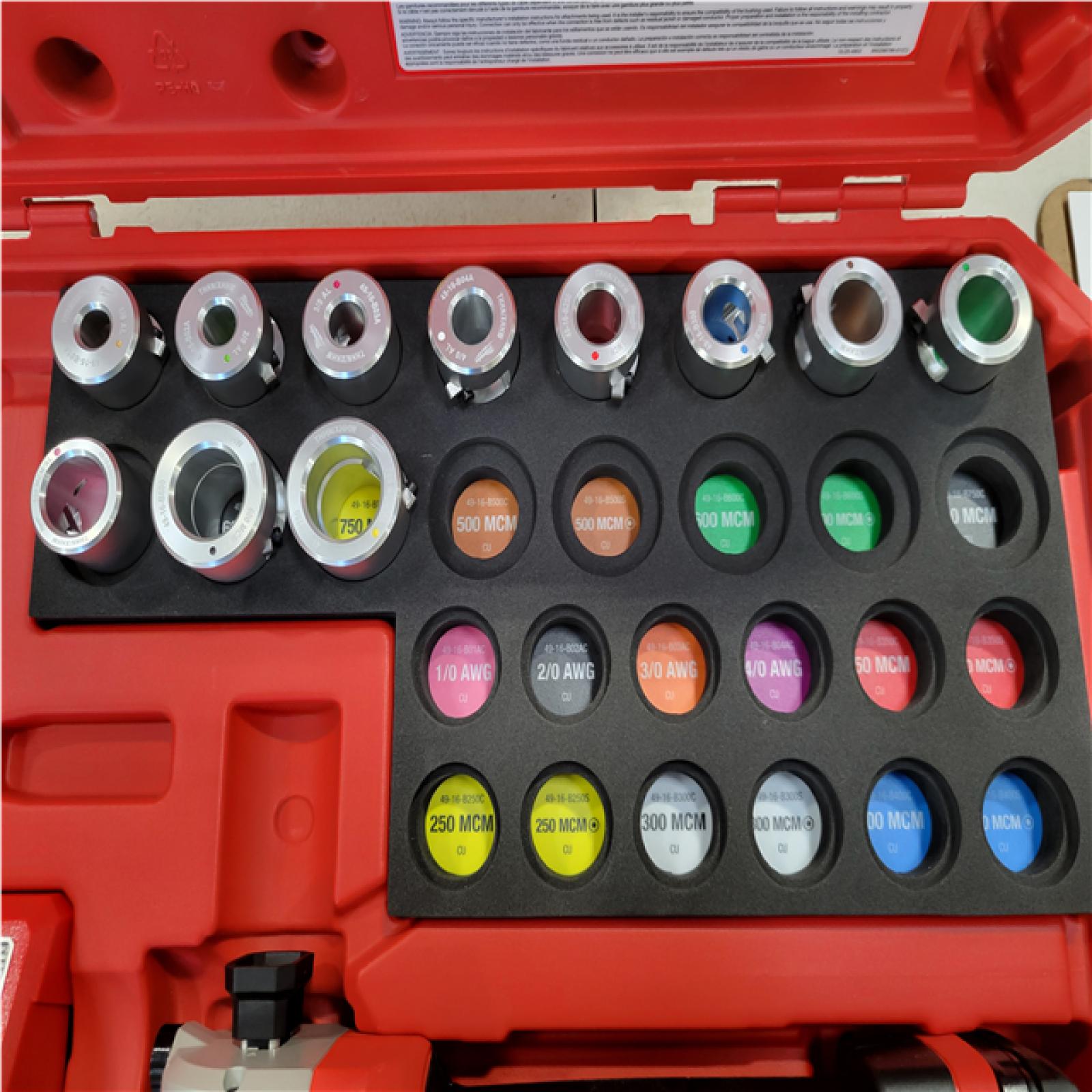 CALIFORNIA AS-IS M18 CABLE STRIPPER KIT W/ XHHW BUSHINGS