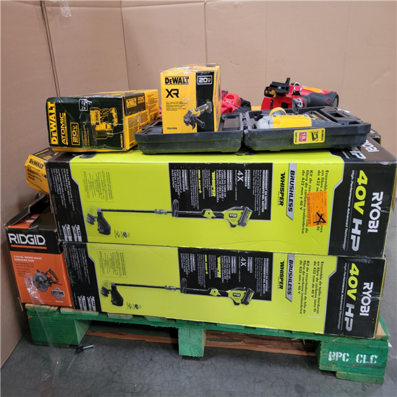 CALIFORNIA AS-IS TOOL PALLET