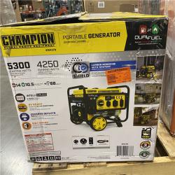 Dallas Location - As-Is Champion 201279 - 4250/5300W Dual Fuel Generator
