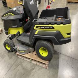 Dallas Location - As-Is RYOBI 80V HP Brushless 42 in. Battery Electric Cordless Riding Lawn Tractor