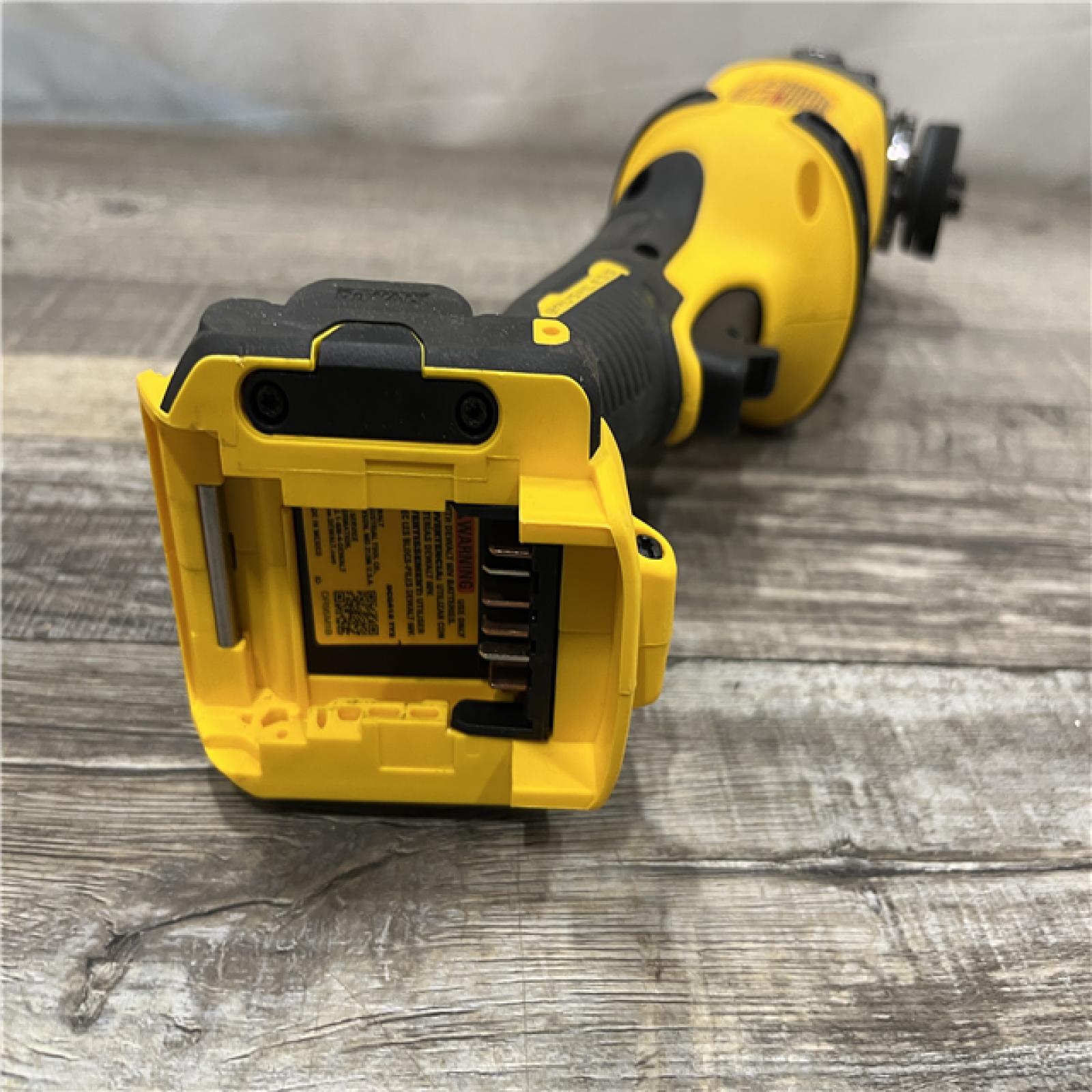 AS-IS DEWALT FLEXVOLT 60V MAX Cordless Brushless 4.5 in. to 6 in. Small Angle Grinder with Kickback Brake (Tool Only)