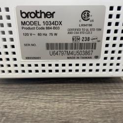 AS-IS Brother 1034DX 3/4 Thread Serger with Differential Feed
