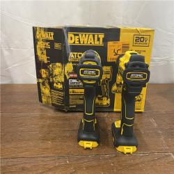AS-IS Dewalt DCK225D2 20V MAX ATOMIC Brushless Compact Lithium-Ion 1/2 in. Cordless Drill Driver and 1/4 in. Impact Driver Combo Kit with 2 Batteries 2 Ah
