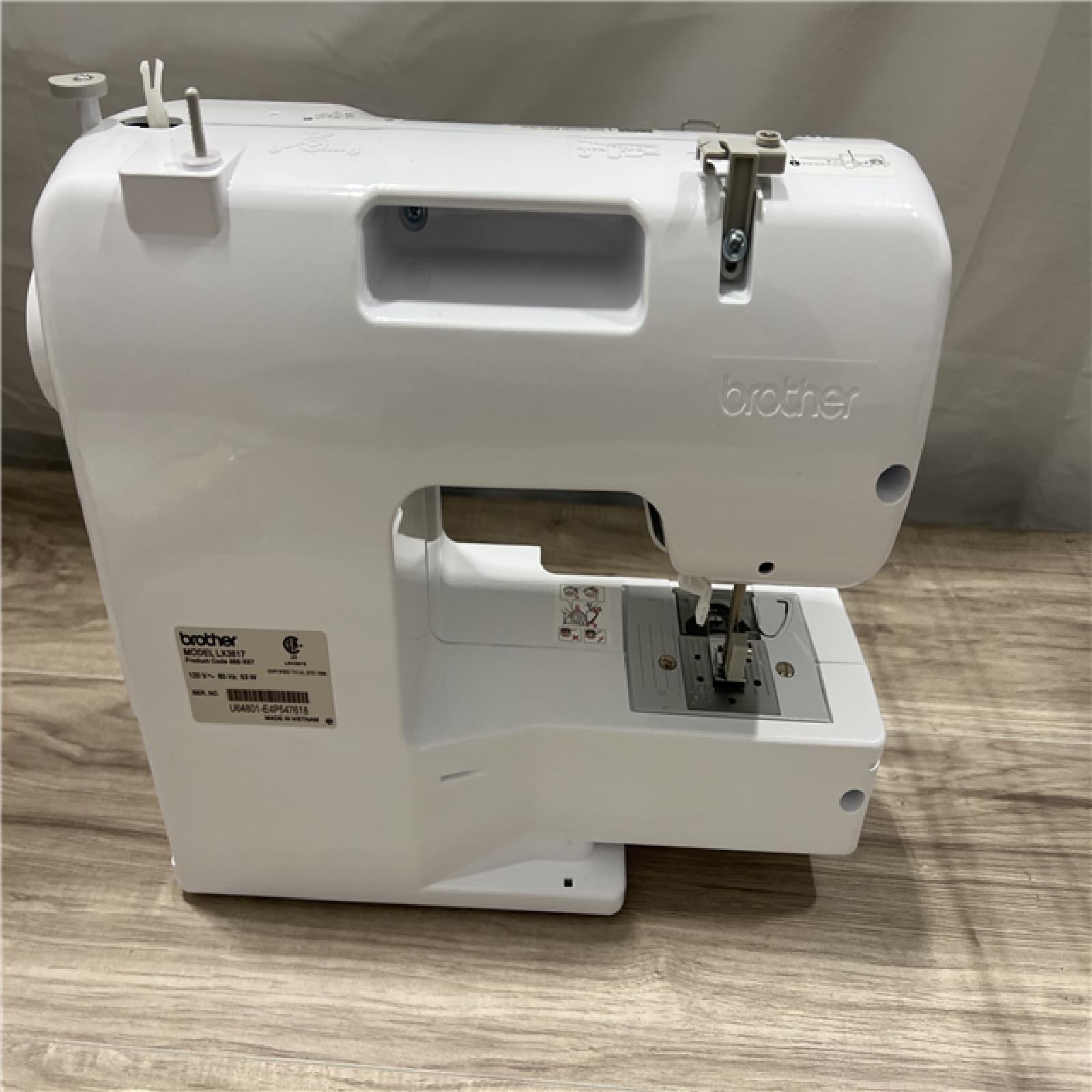AS-IS Brother RLX3817 17-Stitch Sewing Machine  White