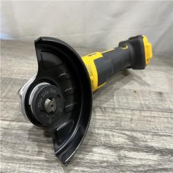 AS-IS DEWALT 20V MAX XR Cordless Brushless 4.5 in. Slide Switch Small Angle Grinder with Kickback Brake (Tool Only)