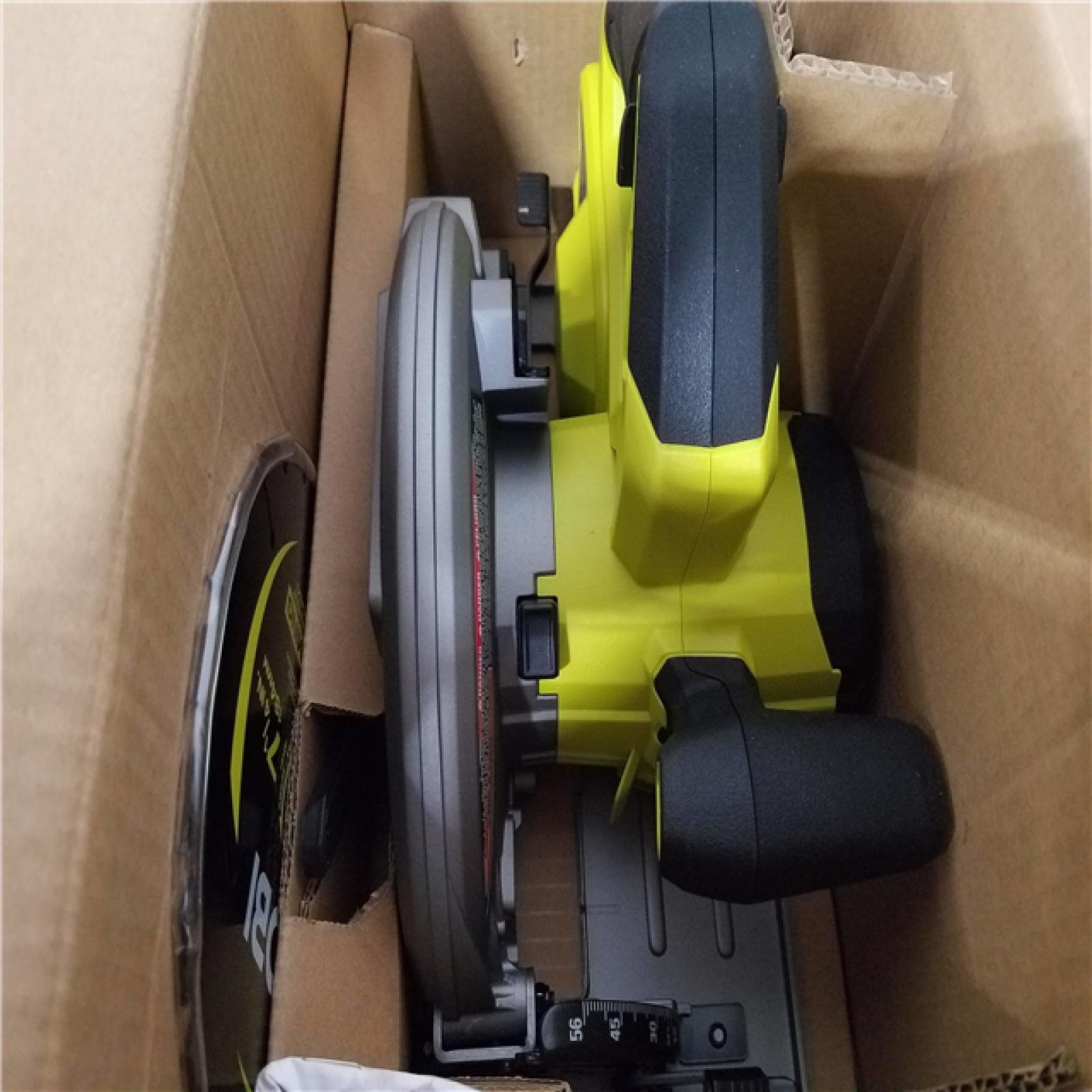 CALIFORNIA AS-IS RYOBI ONE+HP 18V BRUSHLESS 7-1/4CIRCULAR SAW (TOOL ONLY)