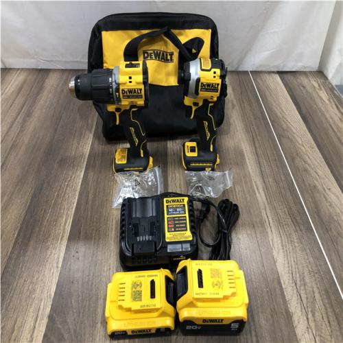 AS-IS DEWALT ATOMIC 20V MAX Lithium-Ion Cordless 2-Tool Combo Kit