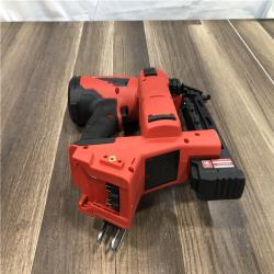 AS-IS Milwaukee FUEL 18-Volt Lithium-Ion Brushless Cordless 18-Gauge 1/4 in. Narrow Crown Stapler (Tool-Only)