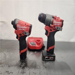 AS-IS- Milwaukee Brushless Hammer Drill and Impact Driver Combo Kit