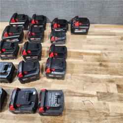 HOUSTON LOCATION - AS - IS MILWAUKEE BATTERY PACK QTY - 16