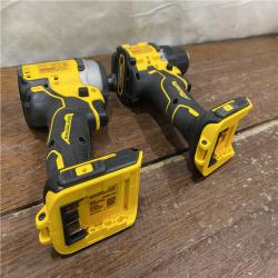 AS-IS DEWALT ATOMIC 20-Volt MAX Lithium-Ion Cordless Combo Kit (2-Tool) with (2) 2.0Ah Batteries, Charger and Bag