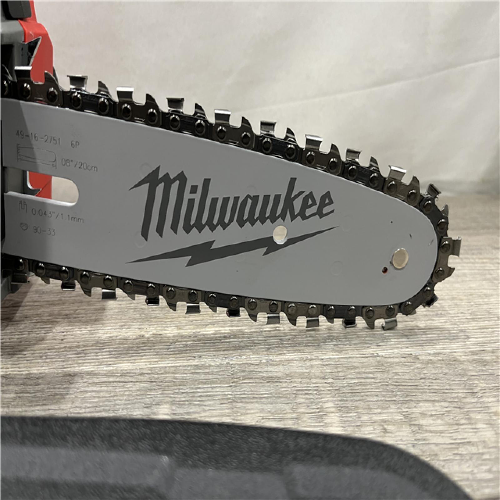 AS-IS Milwaukee FUEL 18V Lithium-Ion Brushless Cordless 8 in. HATCHET Pruning Saw (Tool-Only)