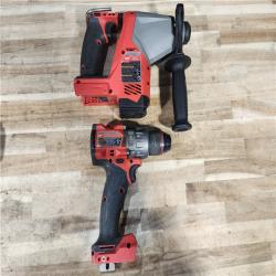 HOUSTON LOCATION - AS-IS MILWAUKEE 2 TOOL COMBO KIT W/ (2) BATTERY & CHARGER