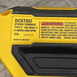 AS-IS DEWALT 20V MAX 14 in. Brushless Cordless Battery Powered Foldable String Trimmer Kit